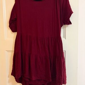Forever 21 Burgundy Mini Dress